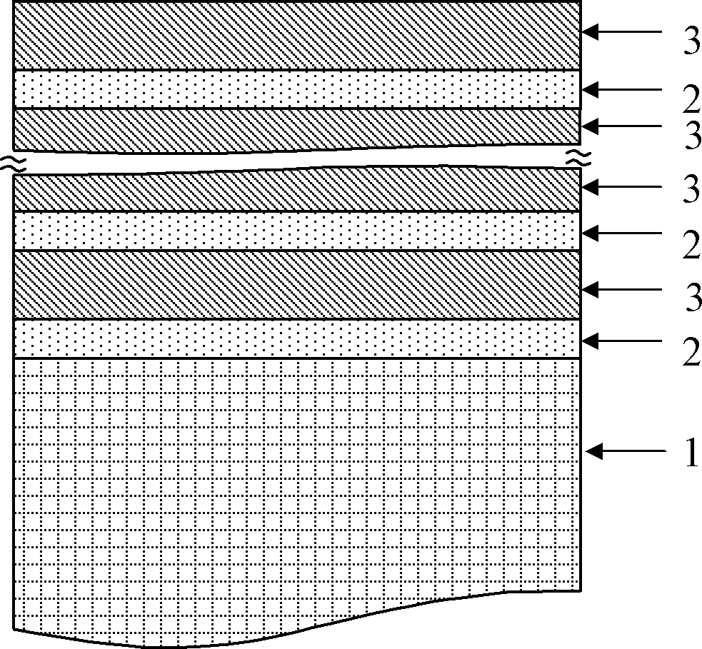 SiCN/TiCN multi-layer film tool coating layer and preparation method thereof