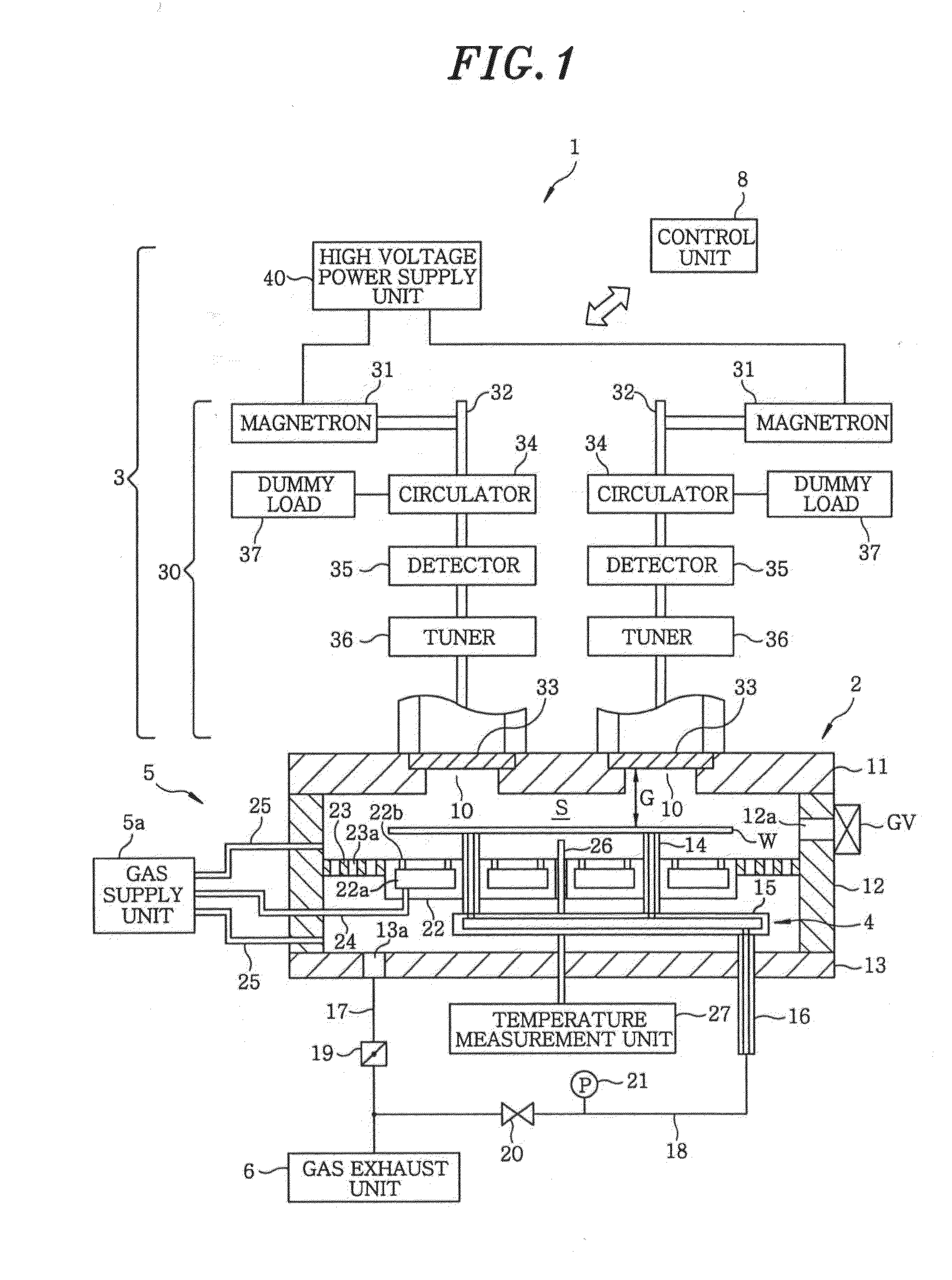 Microwave heating apparatus and processing method