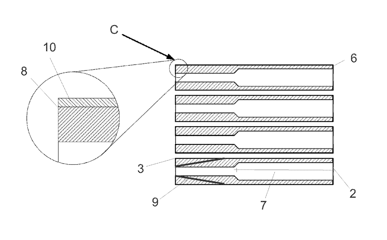 Method for chemical etching of a needle cannula