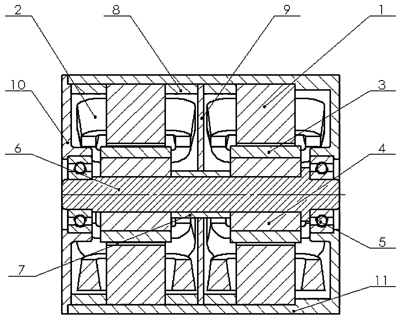 High-reliability permanent-magnet synchronous motor based on redundancy and fault-tolerant technology