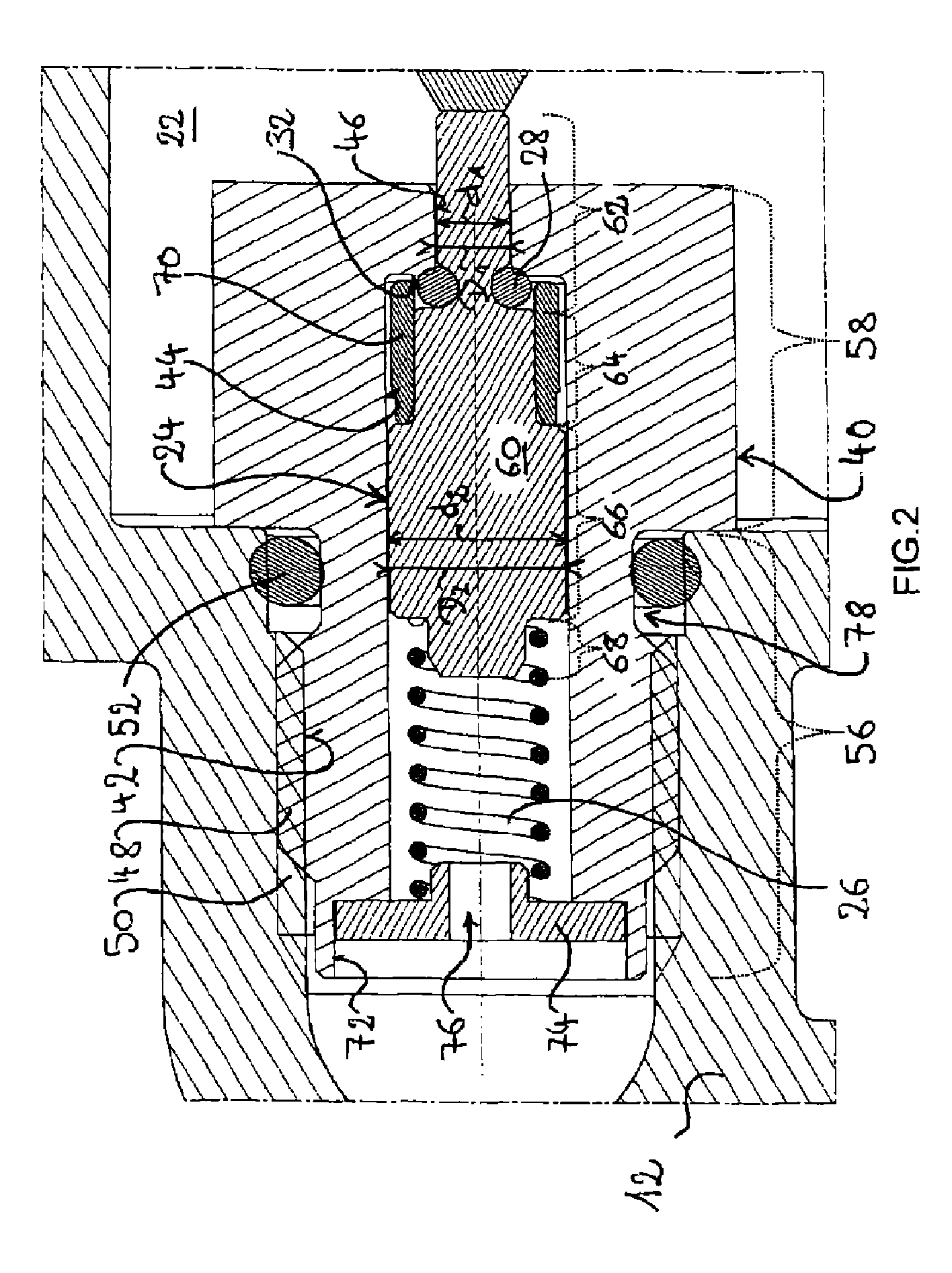 Pressure reducer for a device for enriching a liquid with carbon dioxide