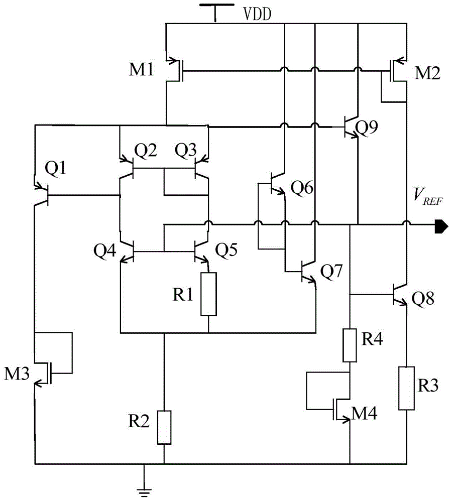 A Bandgap Reference Voltage Source with Exponential Compensation