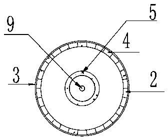 Circular inverted filter well mouth device with two purposes of recharging and pumping