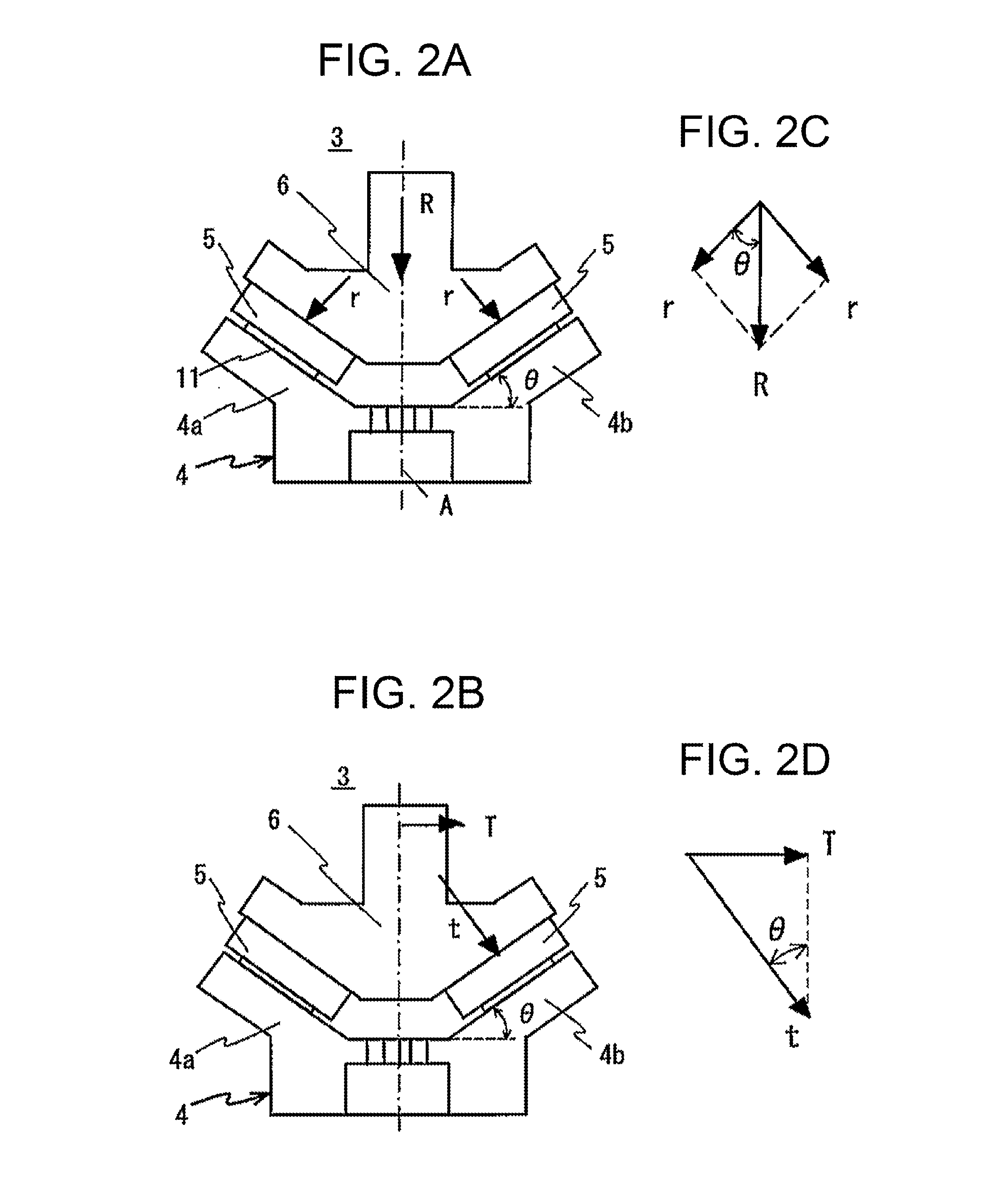 Composite sliding bearing and wind power generating device using the same bearing