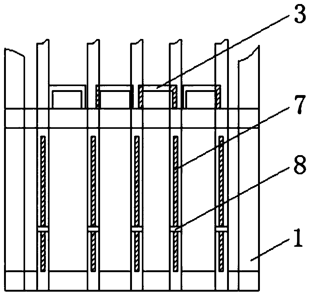 Limiting device for tempered glass transferring