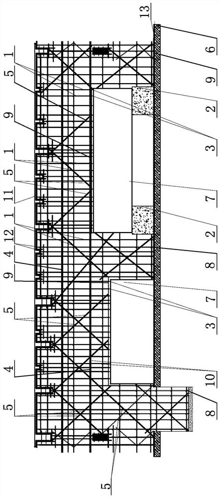 A large-scale equipment installation and main structure reverse calculation and construction method