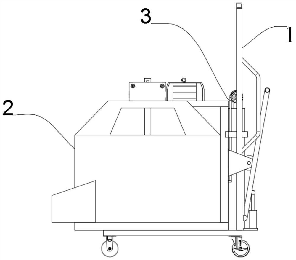 Mortar stirring method