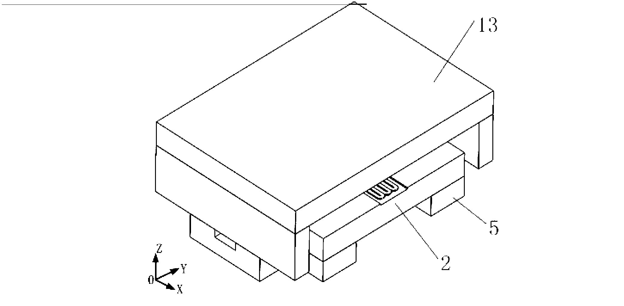 Rough-fine-movement laminated workbench with laser interferometer measurement