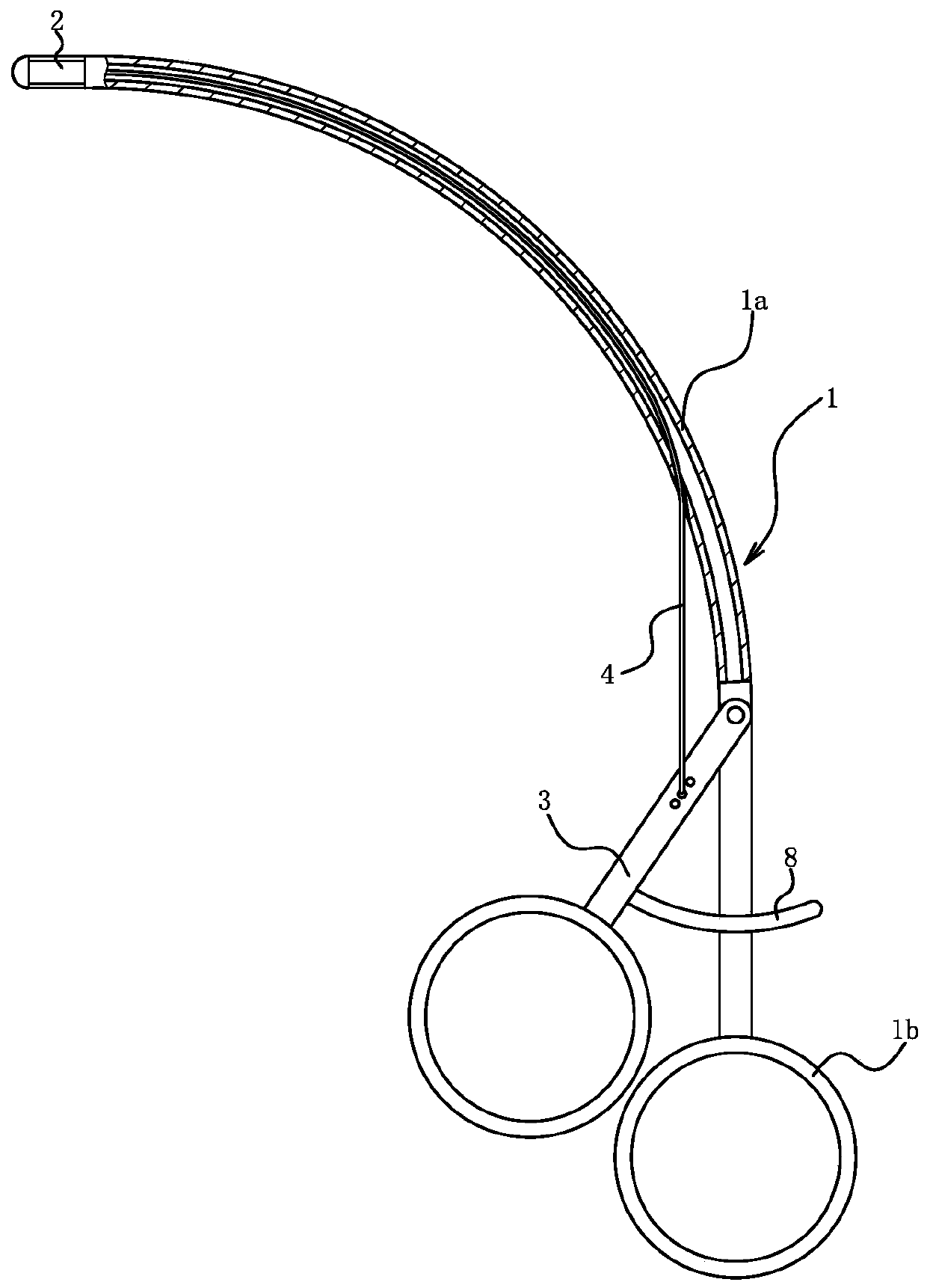 Pulmonary artery dilatation forceps