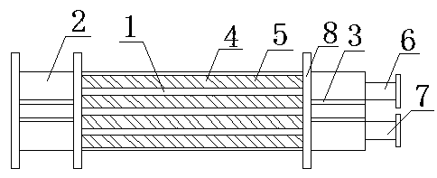 Tubular oil cooler