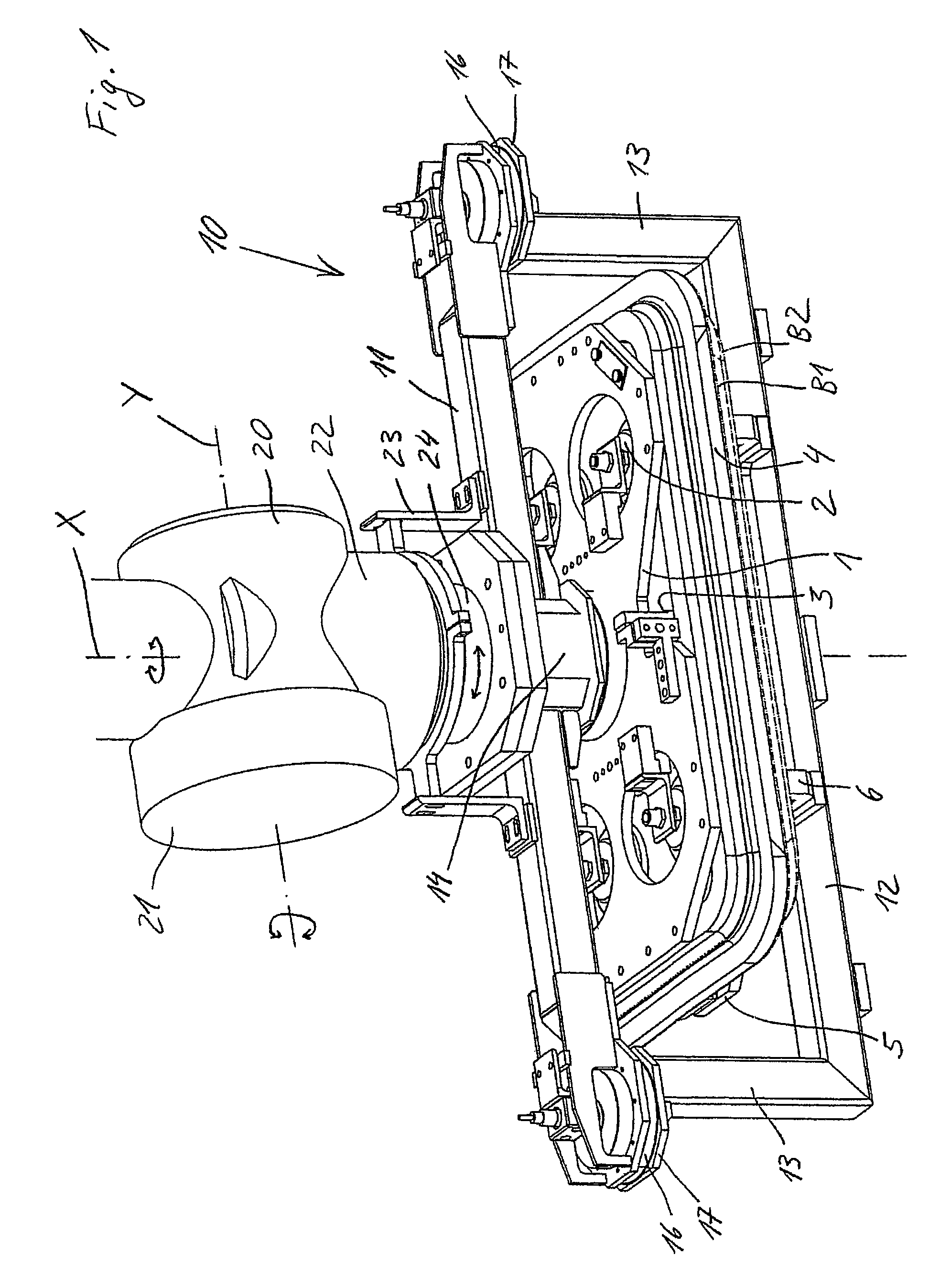Clamping device for holding and clamping components