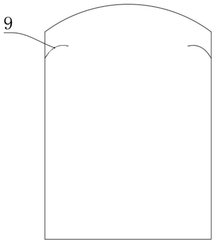 Sudden-expansion and sudden-fall radial gate rear side wall aeration structure