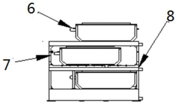 Stacked shelf type stereoscopic aquaculture device