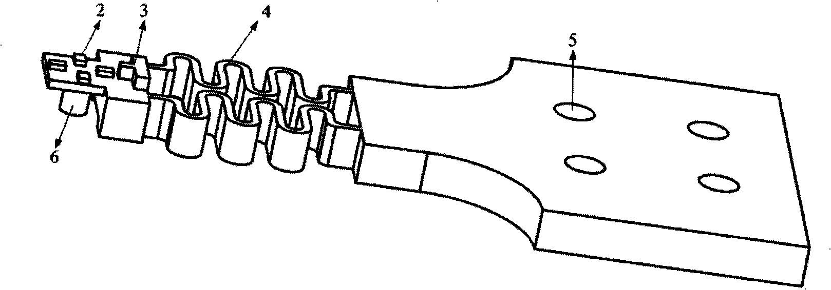 Method for manufacturing miniature spring mechanical sensor for film performance test