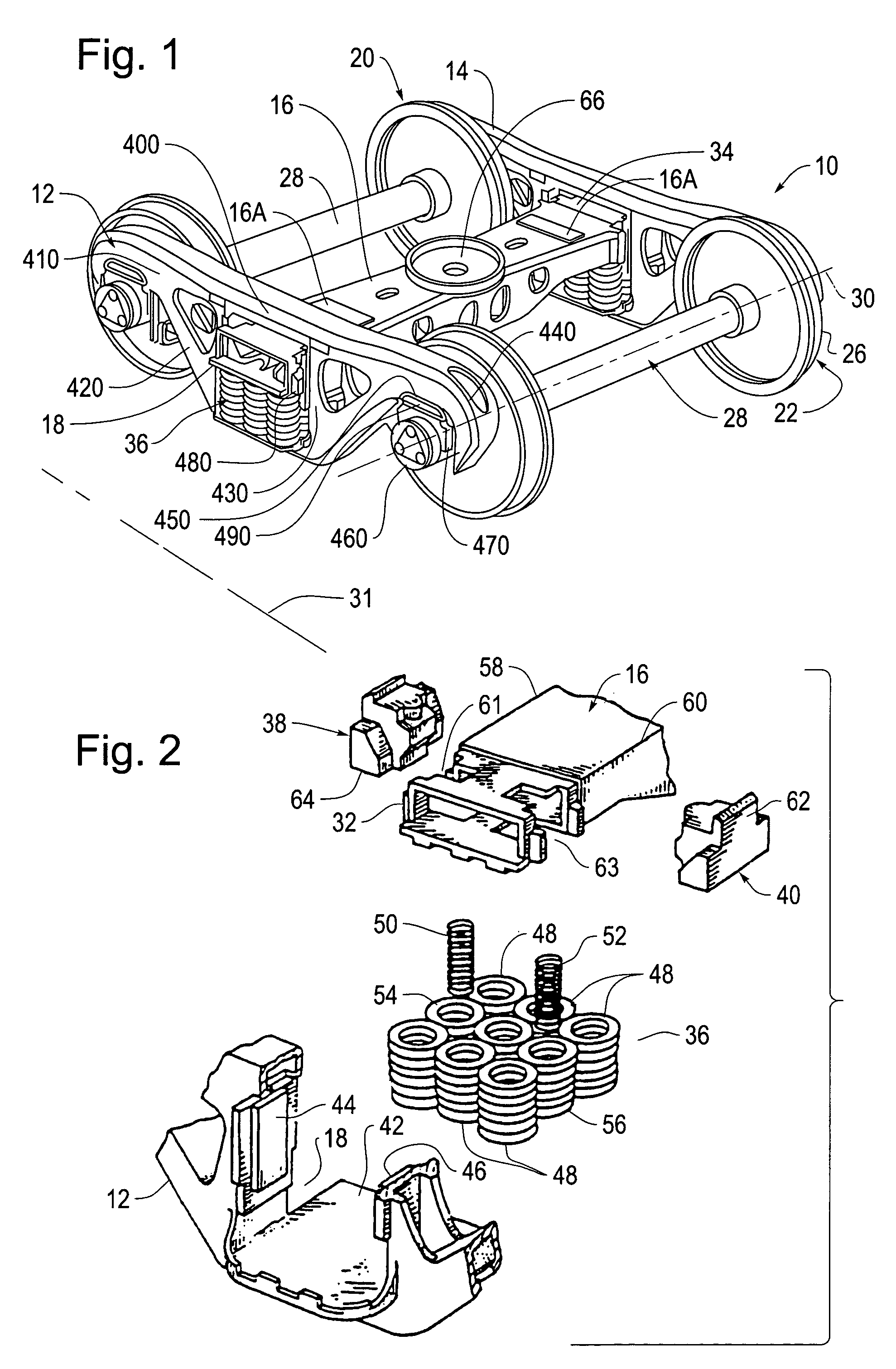 Three-piece motion control truck system