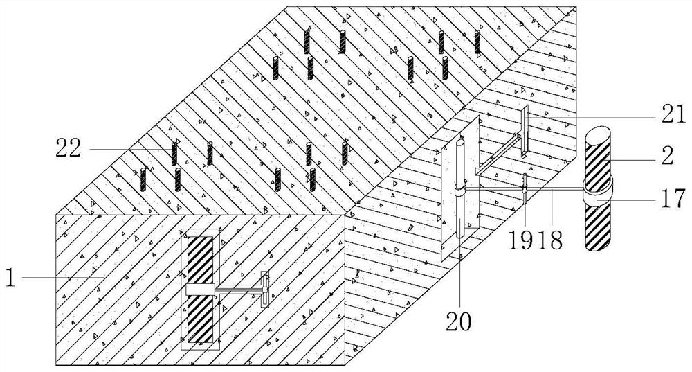 Construction method of structural steel cast-in-place slab reinforced concrete superposed beam