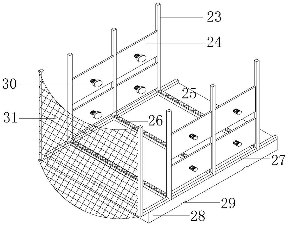 Construction method of structural steel cast-in-place slab reinforced concrete superposed beam