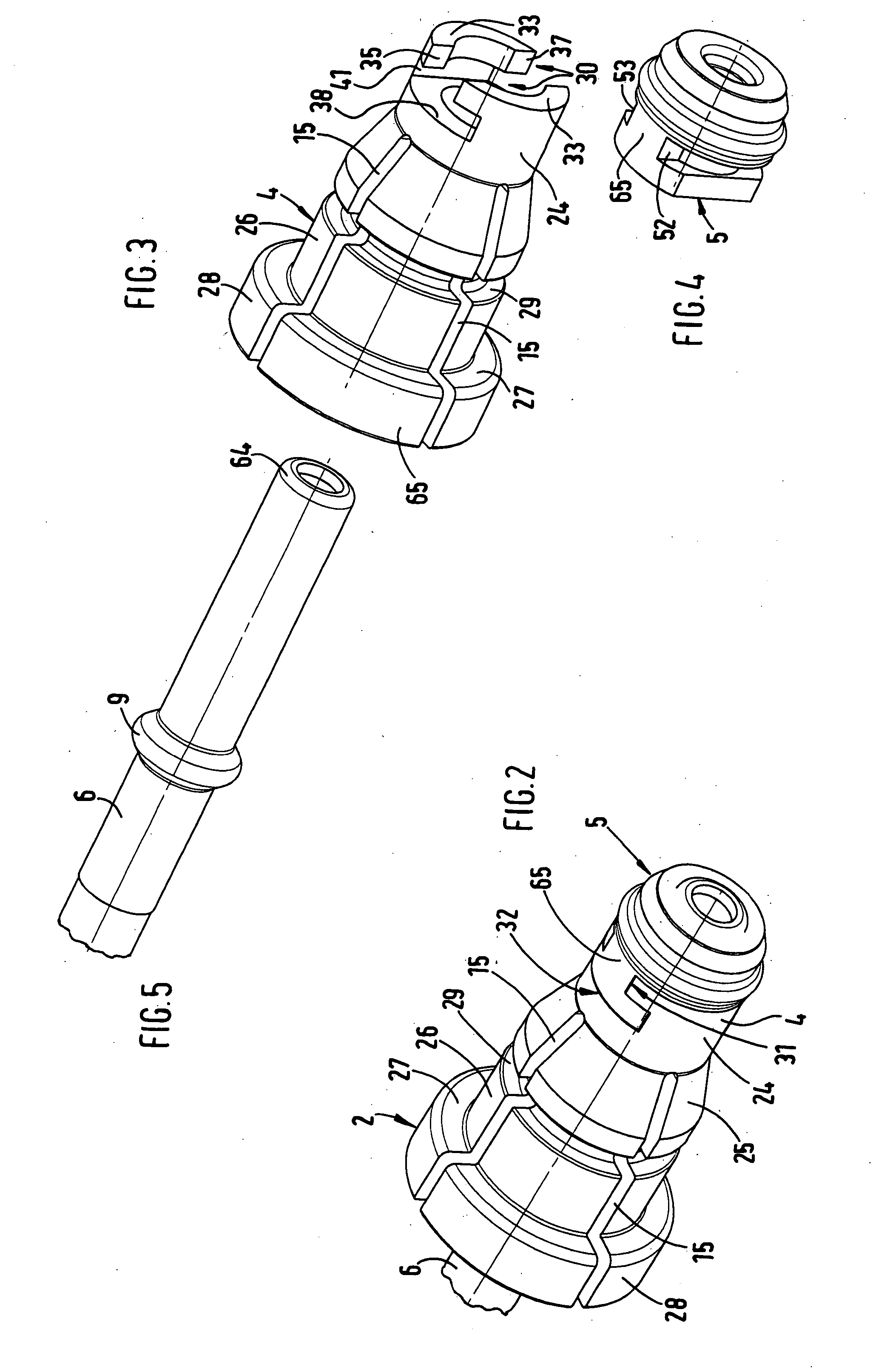 Sealing arrangement for a hydraulic plug-in connection