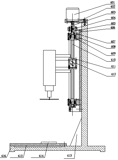 Rubber sealing ring compression elasticity modulus testing instrument