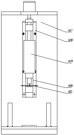 Rubber sealing ring compression elasticity modulus testing instrument