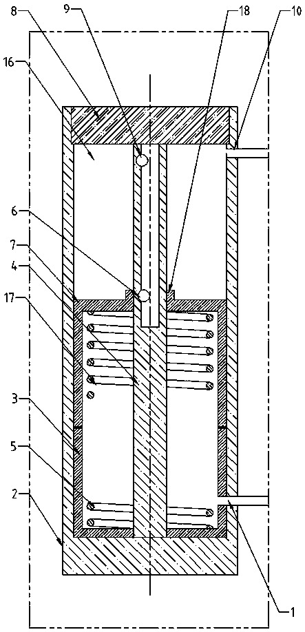 Diesel engine energy storage and flow dividing starting device