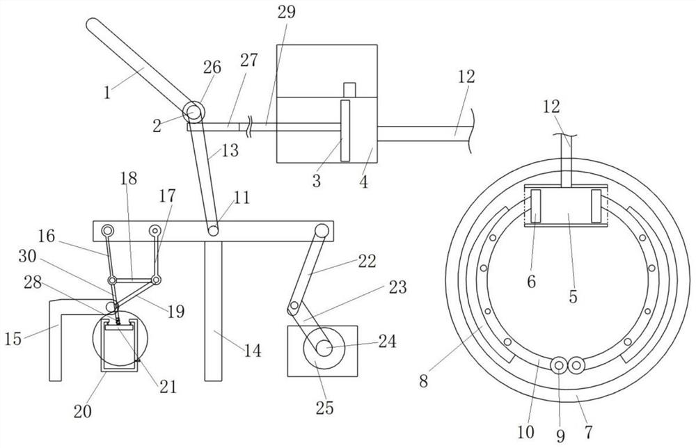 An automatic cooling device for automobile brakes