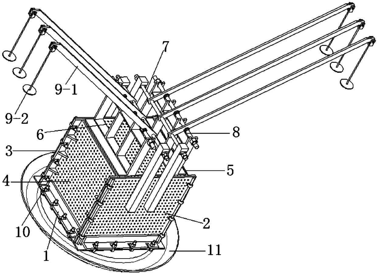 A soil sample drainage consolidation device and preparation method