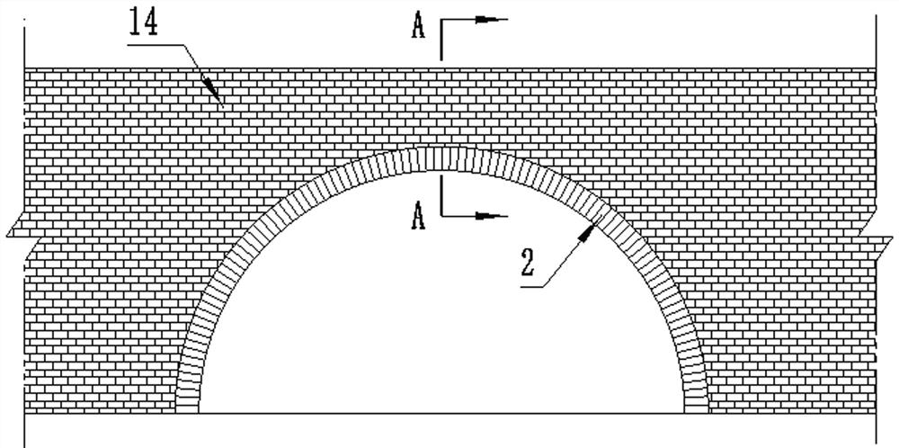 The construction method of reverse method of arch structure