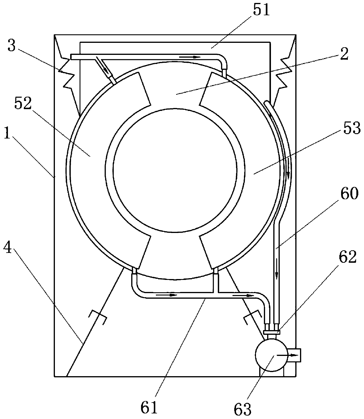 Washing machine counterweight, washing machine and washing machine counterweight method