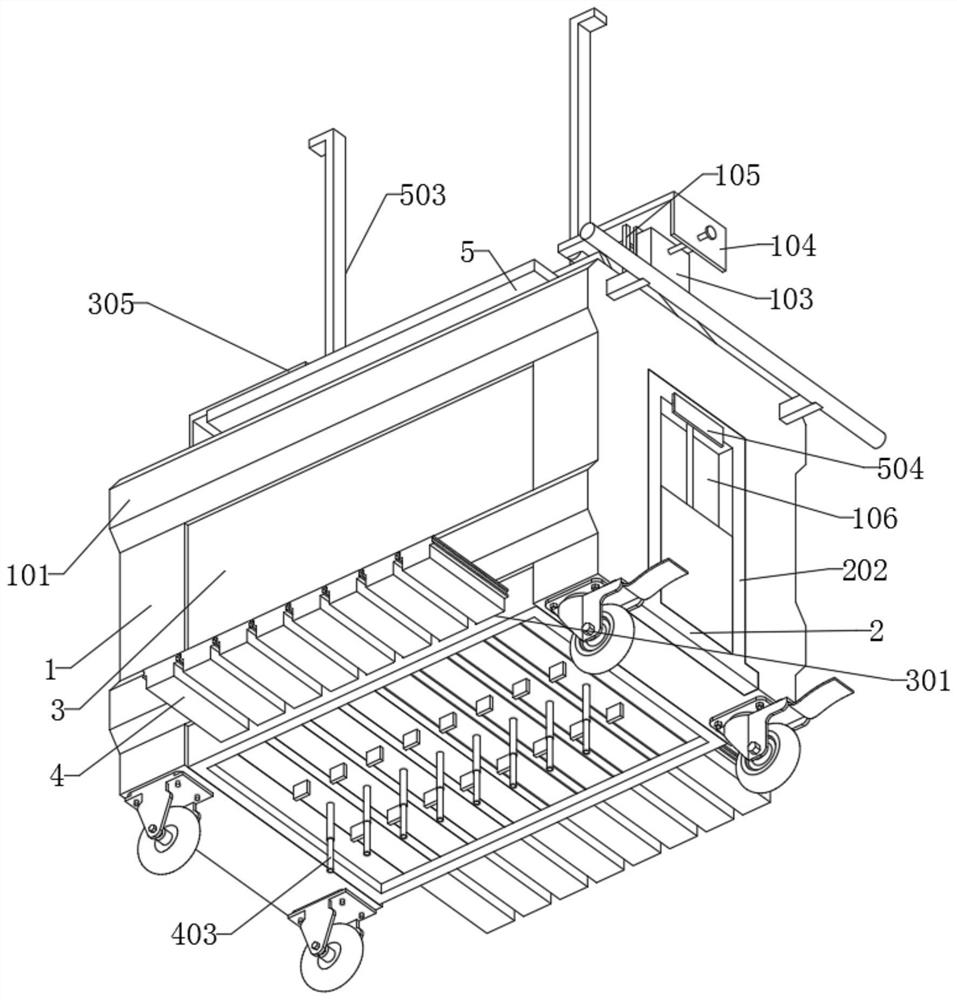 Pavement crack repairing device for traffic engineering construction