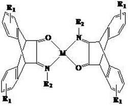 N,O-double ligand metal catalyst with stereo structure and preparation method
