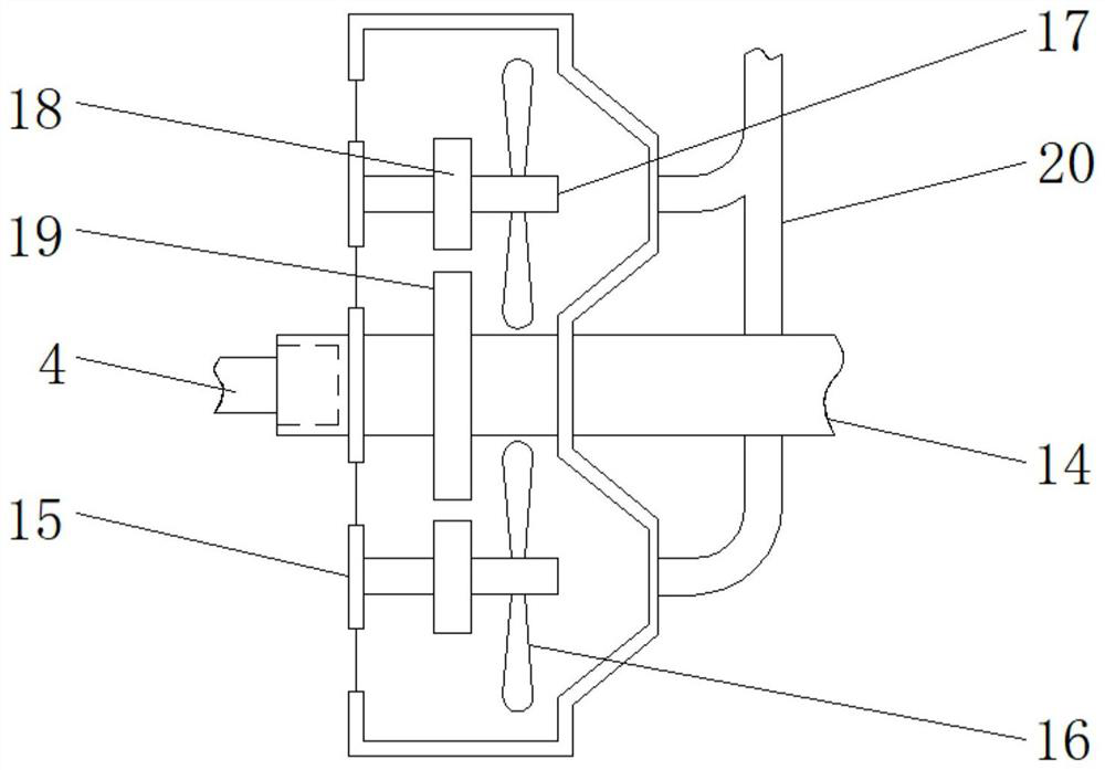 An instrument console for small ships provided with an airflow cleaning and heat dissipation structure