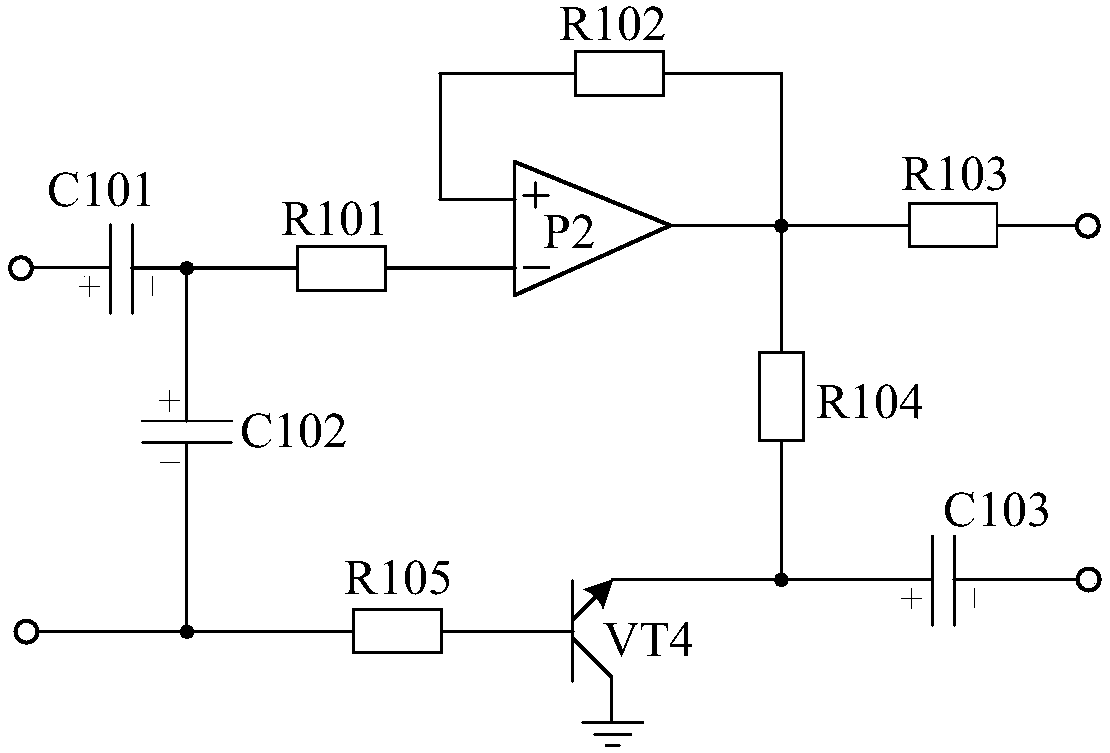 Low-voltage power supply voltage-controlled oscillation filtering type power supply circuit