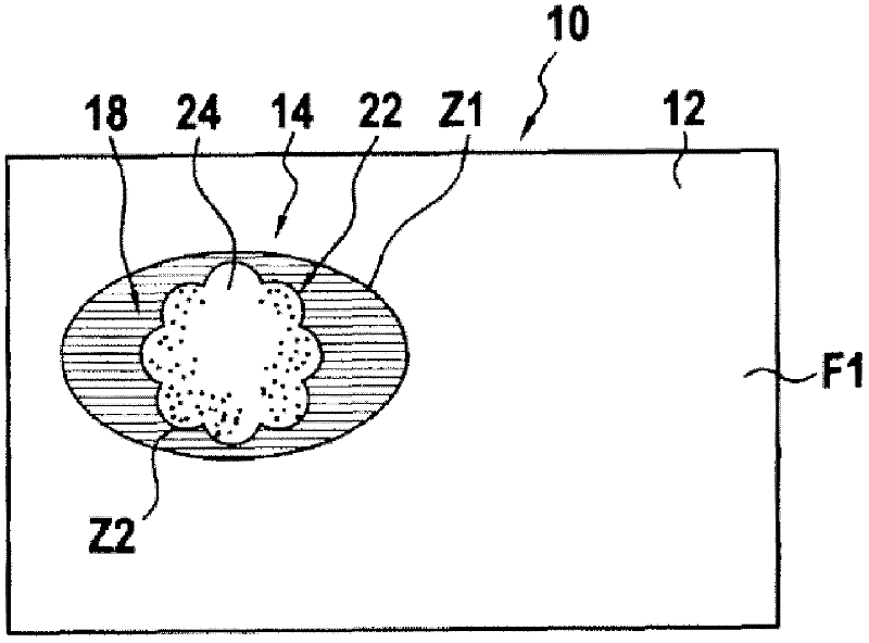 Method of manufacturing a security element for a security document