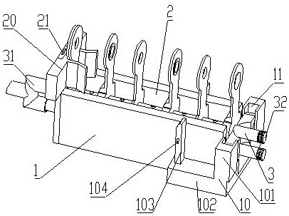 A device for making reed contacts