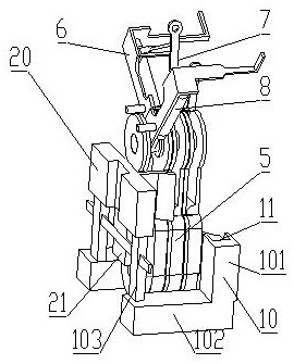 A device for making reed contacts