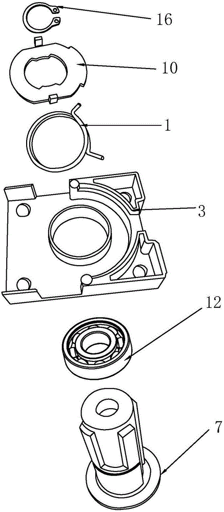 An inner core part of a lock and a handle door lock using the inner core part of the lock