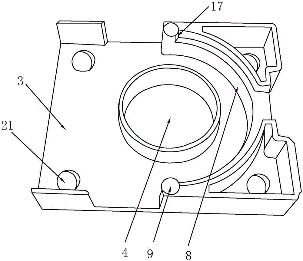 An inner core part of a lock and a handle door lock using the inner core part of the lock