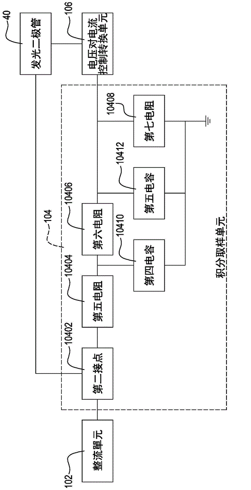Light emitting diode drive unit capable of modulating light and inhibiting scintillation
