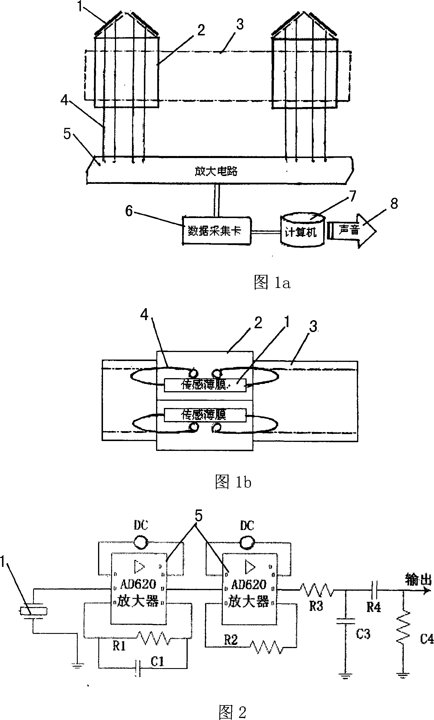 Sound reaction type force sensing abacus computation device and method