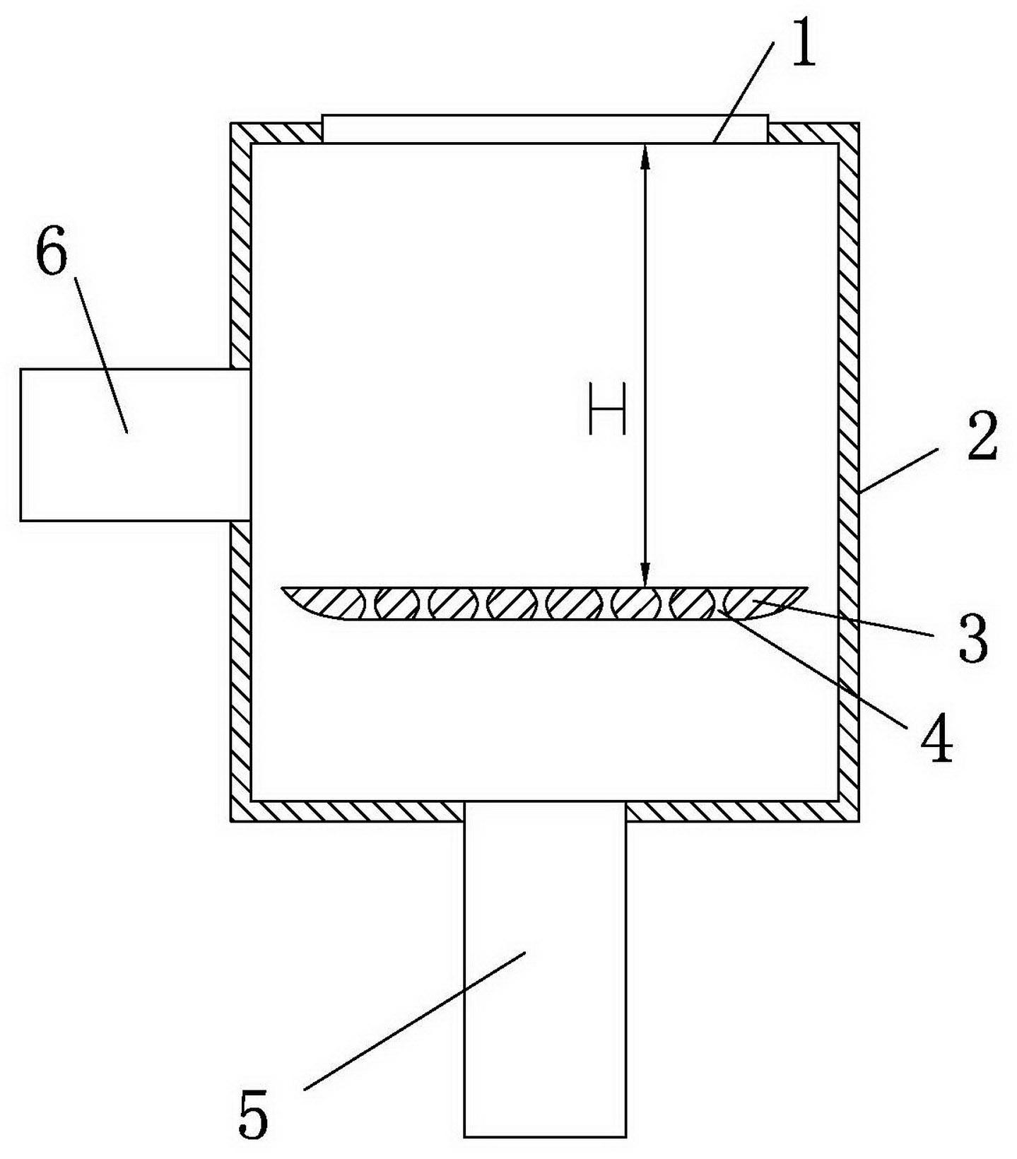 Burning head device of straw gasifier