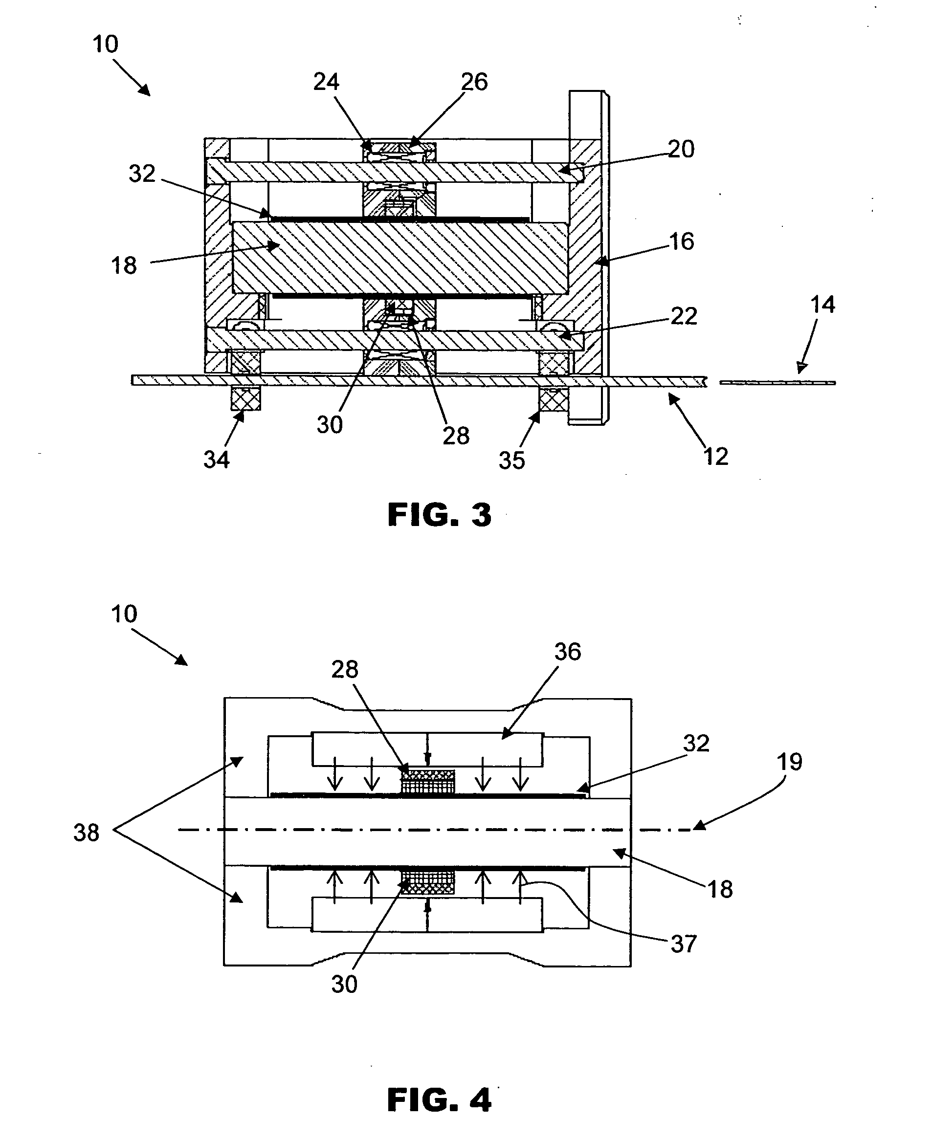 Linear actuator comprising velocity sensor