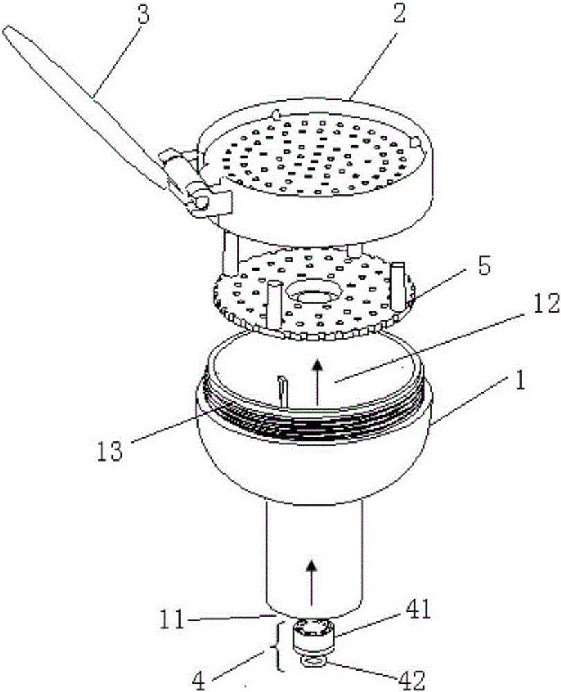 An emergency eye wash and face wash nozzle