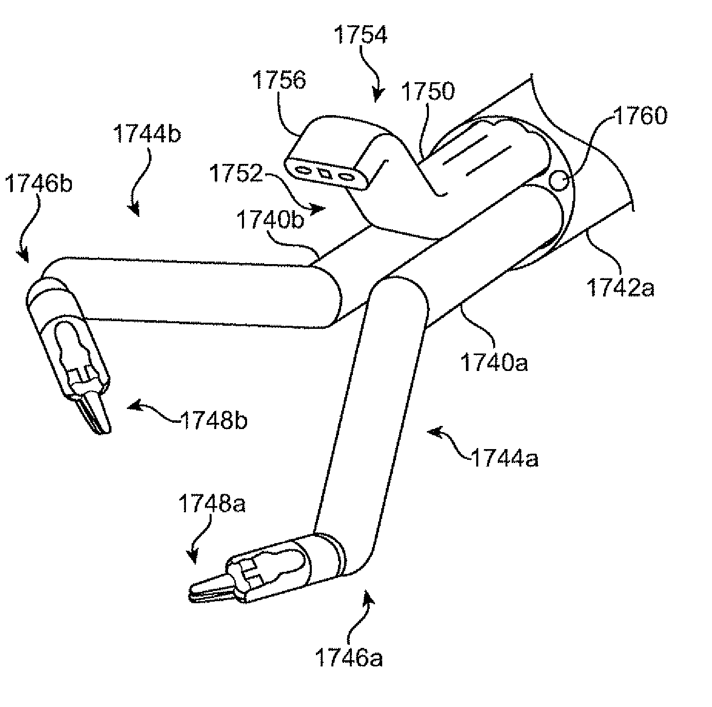 Side looking minimally invasive surgery instrument assembly