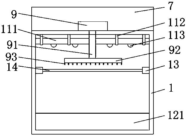 Cloth cleaning device for textile factory