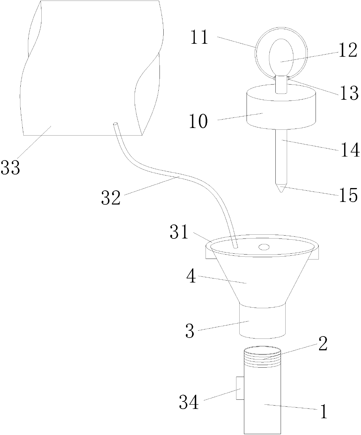 Sealed sample disinfection device