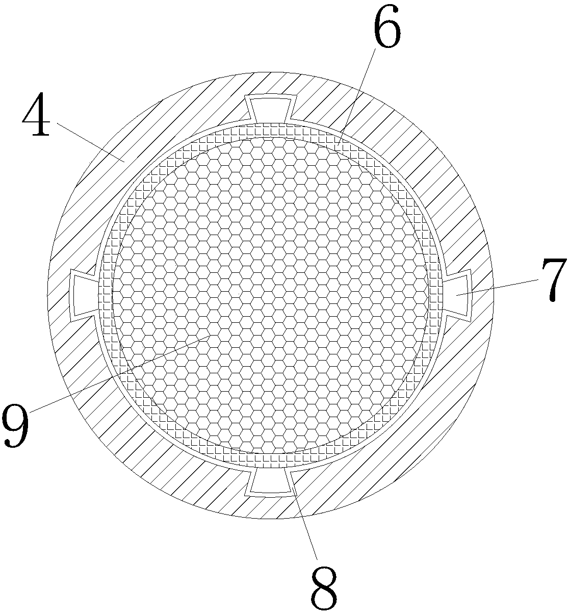 Sealed sample disinfection device