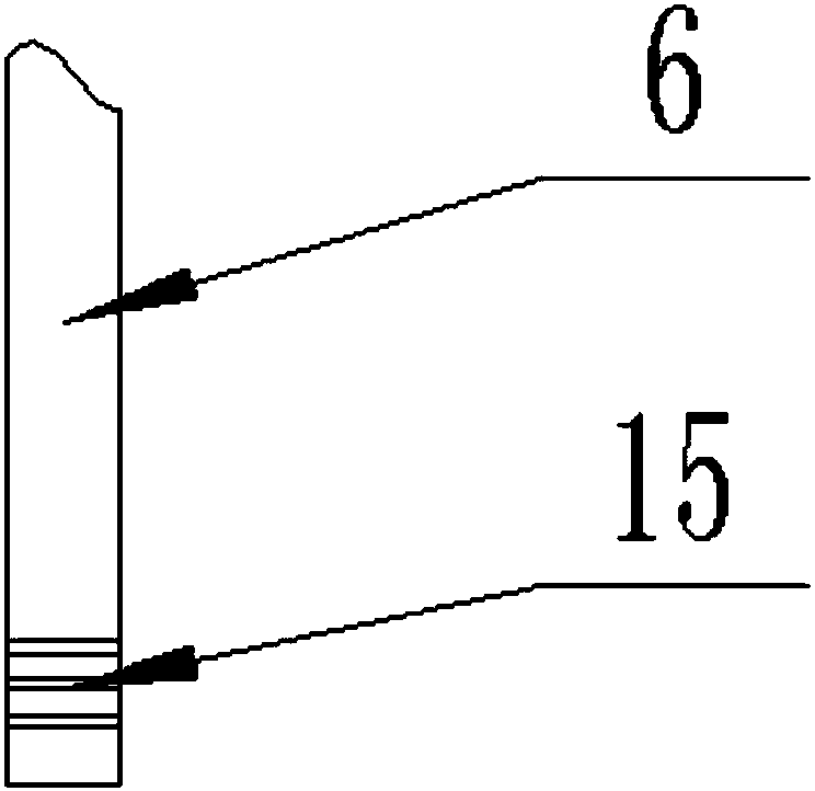 Ear canal cleaning clip having supporting structure and used for medical otology department