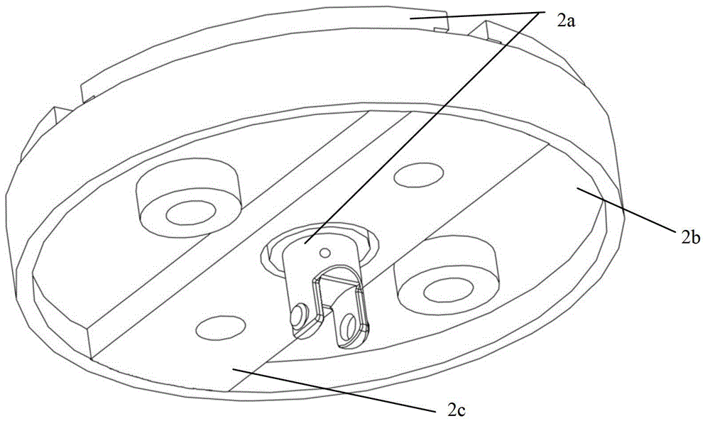 Three-RDOF (rotational degree of freedom) parallel mechanism