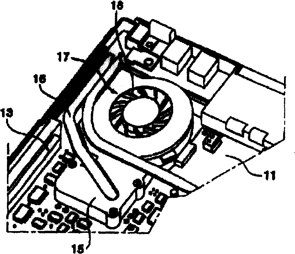 Compound frame of portable computer and its support structure